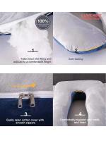 Almohada Multifuncional Para Mujeres Embarazadas Almohada De Lado De Algodón Puro Desmontable Y Lavable Almohada U Para Siesta - details 6
