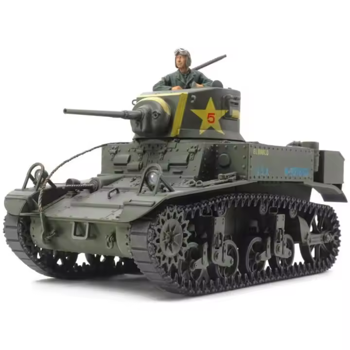 TAMIYA 35360 - Maqueta tanque militar US M3 Stuart - Escala 1:35 - 1