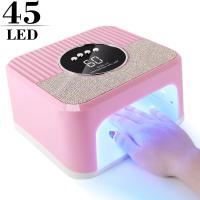 Secador De Uñas Profesional sunL5 260W Con Sensor De Movimiento Para Curar Todos Los Polvos De Uñas LED 45eds Para Manicura Y Pedicura - details 1