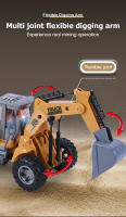 Coche Remoto 1:30 Para Niños Juguete De Excavadora Camión Bulldozer Vagoneta De Ingeniería Para Niños Regalo Control Remoto Escala 1:30 - details 2