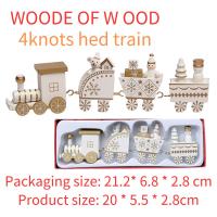 Adorno De Navidad De Tren De Madera/Plástico Decoración De Feliz Navidad Para El Hogar Regalos De Xmas 2023 Día De Año Nuevo 2024 - details 23