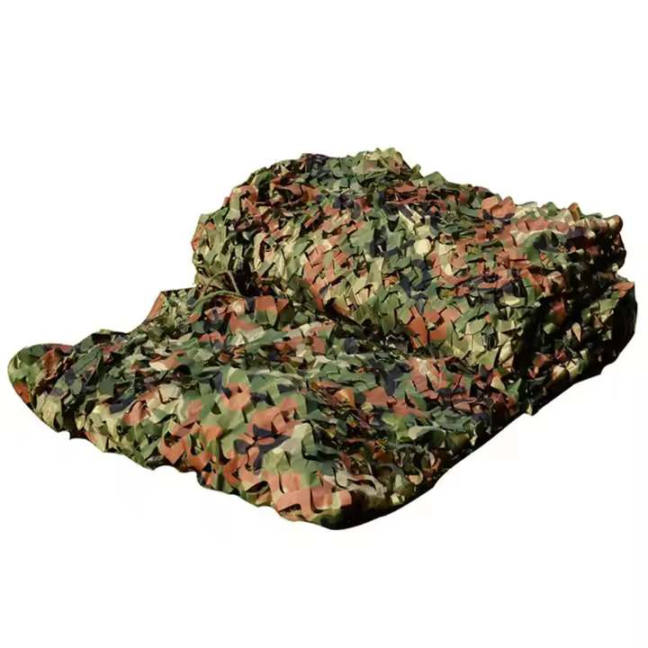 Malla De Camuflaje Militar Para Caza 1.5x3m /2x10m Red De Camuflaje Bosque Armada Entrenamiento Cubierta De Coche Sombra De Tienda Camping Protección Solar - 1