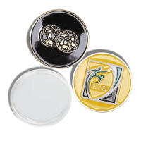Moneda De Metal Dura Para Entrenamiento De Fútbol Toss De Lado Del Árbitro 1 Pieza Por Venta Adecuada Para Juegos De Fútbol - details 1
