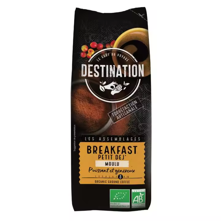 Destination Cafe Molido Desayuno Bio 250G - 1