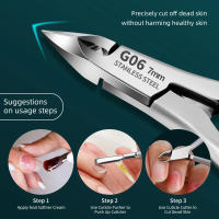 Tijeras De Cutícula De Cuero Genuino Profesionales Para Salón De Uñas Herramientas De Artefactos De Acero Inoxidable Doble Cuchilla Alta Gama - details 3