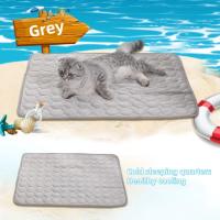 Nueva Almohada De Enfriamiento Para Mascotas Verano Sofá Para Perros Y Gatos Suave Seda Hielo Sensación Cómoda Nido Almohada De Verano Para Perros Almohada De Mascotas - details 3