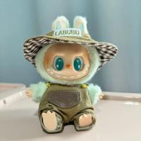 Muñeca De Peluche Miniatura Labubu I Y II 17cm Ropa De Muñeca Coreana Kpop Exo Accesorios DIY Vestido Rosa Regalo Estilo Nuevo - details 21