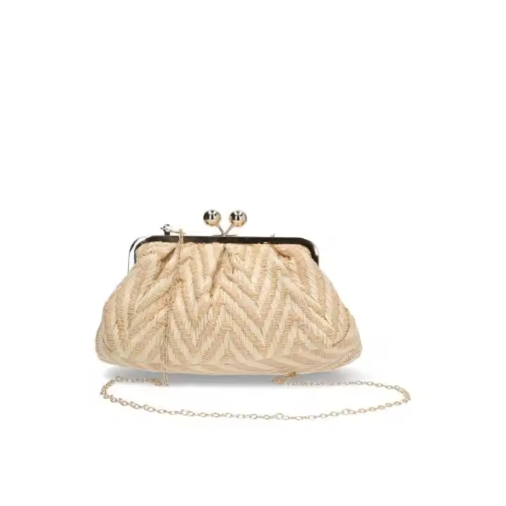 Bolso bandolera pequeña Luna Collection ast20541 beige - 1