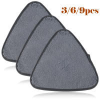 Reemplazo De Pads De Mopa Triangular 3/6/9Pcs Microfibra Para Uso Seco Y Húmedo Mopa Reutilizable Y Lavable Accesorios De Limpieza - details 0