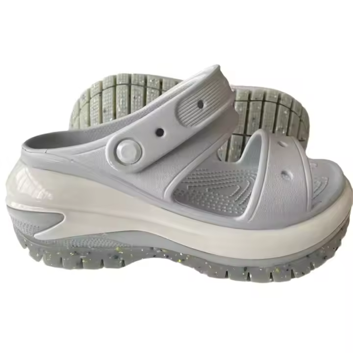 Verde Crocs Classic Mega Crush Clog Sandalias Mujer - 1