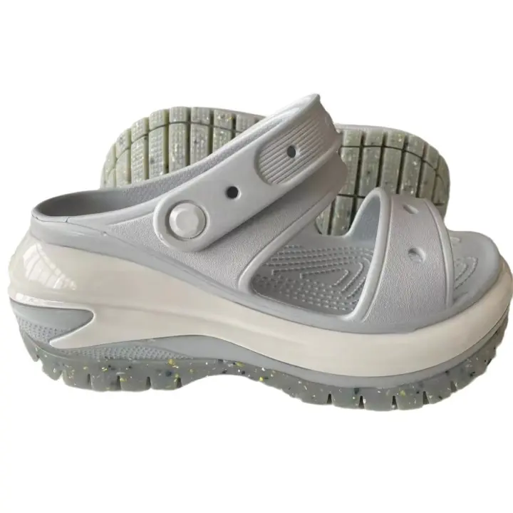 Verde Crocs Classic Mega Crush Clog Sandalias Mujer - 1