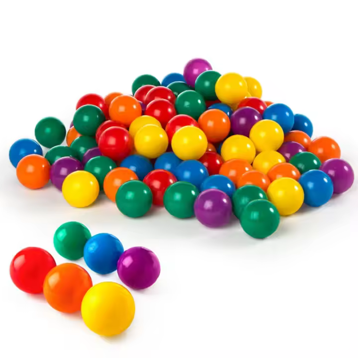 Pack 100 bolas multicolor 8 cm diámetro INTEX - 1
