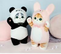 Muñeco De Peluche De Mofusand Tiburón Gato Panda Conejo Dibujos Animados Cojín De Abrazo Decoración De Habitación Regalo De Cumpleaños Kawaii - details 10