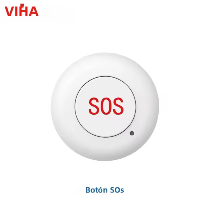 Sistema De Alarma De Seguridad Para El Hogar HIVA Con Botón De Emergencia SOS Y Silbato Exterior Solar Inteligente Y Sin Cable - 1
