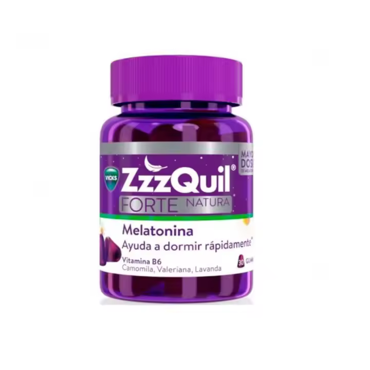 Vicks Zzzquil Natura Forte Gominolas para Dormir Rápido con Melatonina 17mg - 30 Unidades - 1