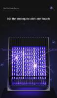 Lampara Eléctrica 2-en-1 Black Knight Asesino De Mosquitos Con Luz Ultravioleta Para El Hogar Atrapa Y Mata Mosquitos Y Avispas Material De Aluminio Potencia 2W - details 2