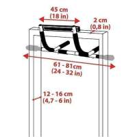 - Barra de dominadas Ajustable, Barra de dominadas y flexiones, Entrenamiento Hogar Barras Horizontales Ejercicios para gym gimnasio deporte - details 3