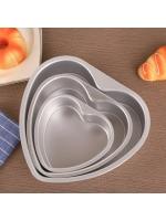 Molde De Pastel En Forma De Corazón De Aluminio Aleación Para Hornear Pan Y Chocolate Con Fondo Desmontable Tamaños 4/6/8/10 Pulgadas Herramientas De Cocina - details 5