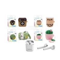 AURICULARES BLUETOOTH UMAY I12S CARTOON CON FUNDA, Compatible con Windows, iOS y Android - details 0