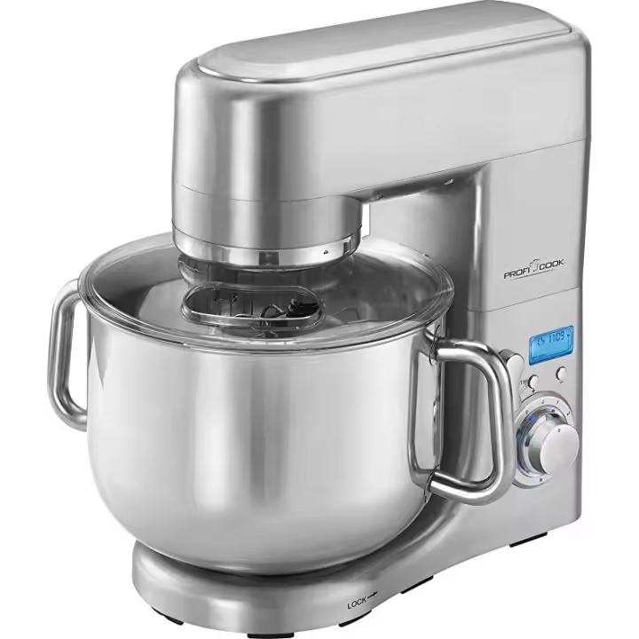 Proficook KM 1096 - Batidora amasadora semi-profesional, 10 L, 8 velocidades, 1500 W - 1