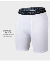 Leggings Deportivos Para Hombre Quick-drying Estirado Fitness Entrenamiento De Baloncesto Compresión Shorts De Invierno - details 9