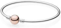 Elegante brazalete de Plata de dos tonos con detalle de Cuentos de Gold Rose: Regalo de joyería versátil para Mujer - details 2