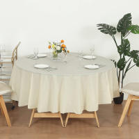 Mantel Desechable De Color Sólido Para Mesa Redonda Cubierta Nórdica Para Decoración De Fiestas En Casa Boda Cumpleaños Navidad - details 5
