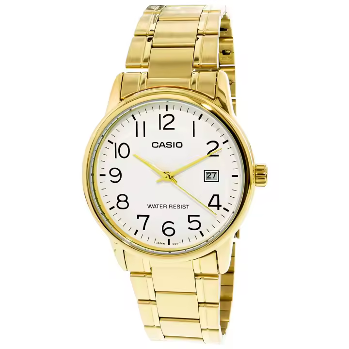 Casio Mtp-v002g-7b2udf Gents Reloj Para Para Hombre Color Dorado - 1