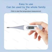 Termómetro Digital Para Bebés Uso Oral Y Axilar Lectura Rápida Y Precisa Pantalla LCD Alerta De Fiebre Termómetros Para Baño De Bebé - details 15