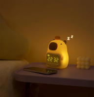 Lámpara De Noche Recargable De Silicona Con Diseño De Capibara Cartoon Luz De Mesa Para Dormitorio Regalo Para Niños Iluminación Nocturna Para Dormir - details 22