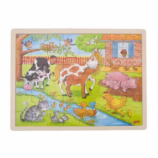 Puzzle vida en la granja 48 pzs - 1
