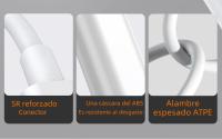 Cable Type-C a C 60W USB PD Cargador Rápido Para Macbook iPad Samsung Xiaomi Huawei Honor Cable De Carga Tipo C Material De Silicona Resistente - details 5