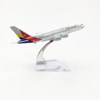 Modelo De Avión Asiana Airlines JASON TUTU 16cm Airbus A380 Metal Dieciséis Centímetros Escala 1/400 Sin Batería Para Mayores De 14 Años - details 1