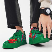 Zapatos Casual Para Hombre Con Diseño Floral Ligeros Y Confortables Plataforma Antideslizante Transpirables Para Caminar Y Correr - details 12