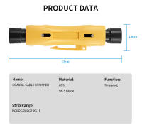 Bolígrafo Desenredo De Cable Coaxial Herramienta Manual Para Electricistas Corte Y Desenredo De Cables RG7-11 RG59-6 Reparación - details 0
