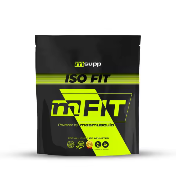 MM Supplements ISO Fit - Proteína de Aislado de Suero Isolate - 1Kg Masmusculo Fit Line con Digezyme® - 1