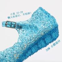 Sandalias De Verano Para Niñas Zapatos De Princesa PVC Transpirables Talla 25-37 Decoración De Cristal Estilo Cendrillon Con Tacón Suave Para Niños - details 33