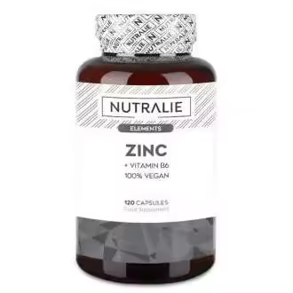 Nutralie Zinc + Vitamina B6 Acné Pelo Piel Vegano 120Caps - 1