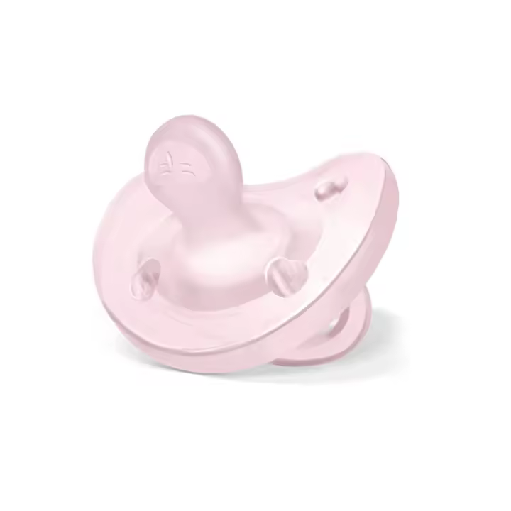 Chicco Chupete Todosilicona Physio Soft Rosa 2-6M - 1