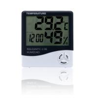 Metros De Temperatura Y Humedad Digital LCD Estación Climática Con Reloj Para El Hogar Medidor Thermohygrometer Multifuncional - details 6