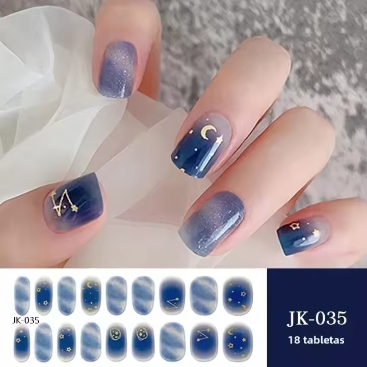 Fashion Necesitan Lámpara UV Para Uñas Postizas Pegatinas De Uñas Gel Semi-Curado Adhesivos Cubitas Por Encima Para Manicura - 1