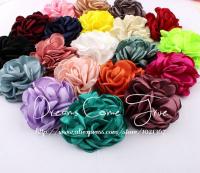 5pcs/lot 8CM 20 Colores Flores Artificiales Vintage Para Bebé Nacido Recién Nacido Bouquet De Tela Suave Para Boda Novia Guirnalda Decoración Del Hogar Flores De Tela - details 4