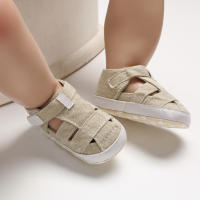Zapatillas De Bebé Para Primeros Pasos Niños Y Niñas Algodón Transpirable Verano Playa Moda Suela Suave Sandalias Comienzo Del Caminar - details 18