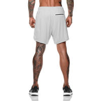 Shorts Deportivos Para Hombre 2 En 1 Running Shorts Ventilados Verano Con Bolsillo Integrado Para Entrenamiento Fitness Y Playa - details 9