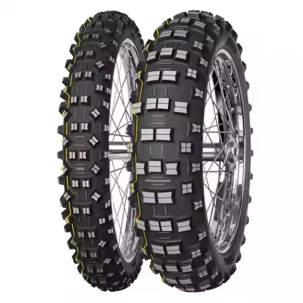 Neumático Moto Mitas - 120/90 -18 65R Terra Force-Ef Super (Raya Amarilla) Fim - 1