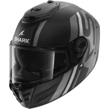 SHARK SPARTAN RS CARBON SHAWN GRIS MATE Y ANTRACITA 22.06 HE8156EDSA - 1