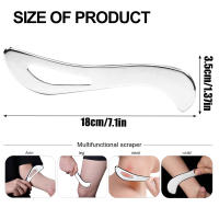 Herramienta De Masaje De Acero Inoxidable Para Musculatura Y Tissue Doloroso Scraper De Músculo Gua Sha Herramientas IASTM Para Fascia - details 3