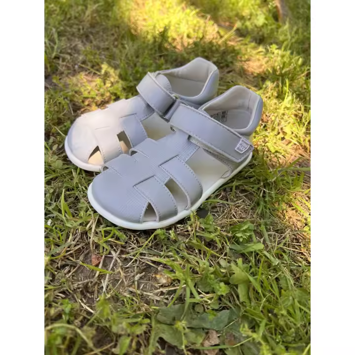 Sandalias cangrejeras perla gris de Piruflex - 1