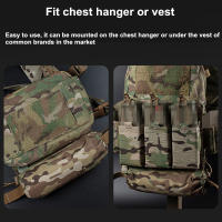 Bolsa De Cinturón Individual De Primeros Auxilios Trauma Pouch EDC Para Airsoft Y Chalecos De Porta Placas Color Negro/Marrón De Camuflaje/Ranger Verde - details 10
