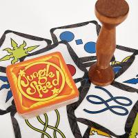 Brown Wood Token Run Fast Pair Forest Speed Party Cards Game Juego DE MESA DE LA Selva - details 1
